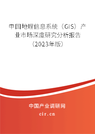 中國地理信息系統(tǒng)（GIS）產(chǎn)業(yè)市場深度研究分析報告（2023年版）