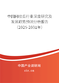 中國網(wǎng)紋瓜行業(yè)深度研究及發(fā)展趨勢(shì)預(yù)測(cè)分析報(bào)告（2025-2031年）