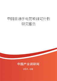 中國普通手電筒項目可行性研究報告 中國普通手電筒項目可行性研究報告