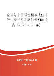 全球與中國磁性翻板液位計行業(yè)現(xiàn)狀及發(fā)展前景預測報告（2025-2031年）