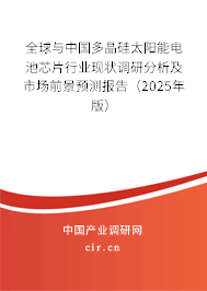 全球與中國多晶硅太陽能電池芯片行業(yè)現(xiàn)狀調(diào)研分析及市場前景預(yù)測報告（2025年版）