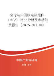 全球與中國膜電極組件（MEA）行業(yè)分析及市場前景報告（2025-2031年）