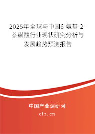 2025年全球與中國(guó)6-氨基-2-萘磺酸行業(yè)現(xiàn)狀研究分析與發(fā)展趨勢(shì)預(yù)測(cè)報(bào)告