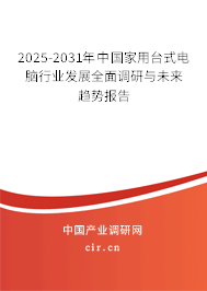 2025-2031年中國家用臺(tái)式電腦行業(yè)發(fā)展全面調(diào)研與未來趨勢報(bào)告