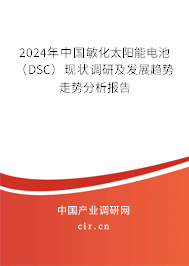 2024年中國敏化太陽能電池（DSC）現(xiàn)狀調(diào)研及發(fā)展趨勢走勢分析報告