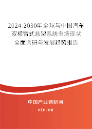 2024-2030年全球與中國(guó)汽車雙橫臂式懸架系統(tǒng)市場(chǎng)現(xiàn)狀全面調(diào)研與發(fā)展趨勢(shì)報(bào)告