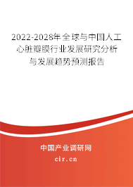 2022-2028年全球與中國人工心臟瓣膜行業(yè)發(fā)展研究分析與發(fā)展趨勢預(yù)測報(bào)告