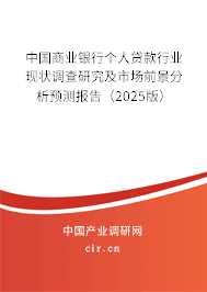 中國商業(yè)銀行個(gè)人貸款行業(yè)現(xiàn)狀調(diào)查研究及市場(chǎng)前景分析預(yù)測(cè)報(bào)告（2025版）