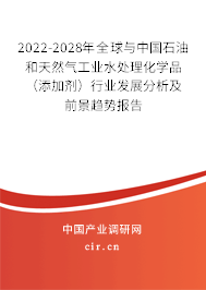 2022-2028年全球與中國石油和天然氣工業(yè)水處理化學(xué)品（添加劑）行業(yè)發(fā)展分析及前景趨勢報(bào)告