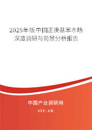 2025年版中國正庚基苯市場深度調(diào)研與前景分析報告 2025年版中國正庚基苯市場深度調(diào)研與前景分析報告