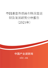 中國(guó)速度傳感器市場(chǎng)深度調(diào)研及發(fā)展趨勢(shì)分析報(bào)告（2025年）
