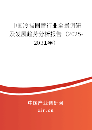 中國(guó)冷拔圓管行業(yè)全景調(diào)研及發(fā)展趨勢(shì)分析報(bào)告（2025-2031年）