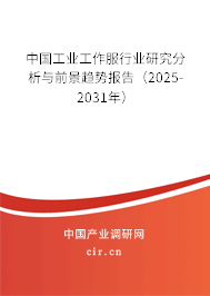 中國工業(yè)工作服行業(yè)研究分析與前景趨勢報(bào)告（2025-2031年）