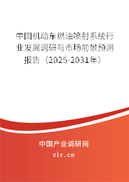 中國(guó)機(jī)動(dòng)車燃油噴射系統(tǒng)行業(yè)發(fā)展調(diào)研與市場(chǎng)前景預(yù)測(cè)報(bào)告（2025-2031年）