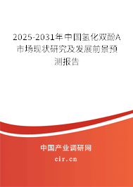 （最新）中國氫化雙酚A市場現(xiàn)狀研究及發(fā)展前景預測報告