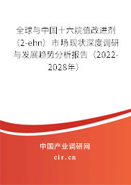 全球與中國十六烷值改進劑（2-ehn）市場現(xiàn)狀深度調研與發(fā)展趨勢分析報告（2022-2028年）