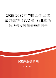 2025-2031年中國乙烯-乙烯醇共聚物（EVOH）行業(yè)市場(chǎng)分析與發(fā)展前景預(yù)測(cè)報(bào)告