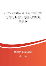 2025-2031年全球與中國(guó)注塑母排行業(yè)現(xiàn)狀調(diào)研及前景趨勢(shì)分析