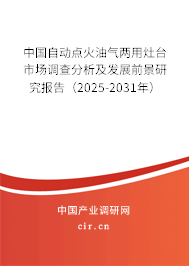 中國自動(dòng)點(diǎn)火油氣兩用灶臺(tái)市場調(diào)查分析及發(fā)展前景研究報(bào)告（2025-2031年）