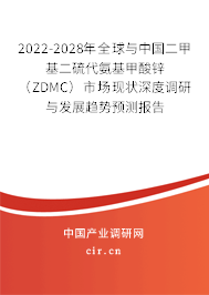 2022-2028年全球與中國二甲基二硫代氨基甲酸鋅（ZDMC）市場現(xiàn)狀深度調(diào)研與發(fā)展趨勢預(yù)測報告