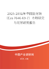 2025-2031年中國(guó)氫化鈉（Cas 7646-69-7）市場(chǎng)研究與前景趨勢(shì)報(bào)告
