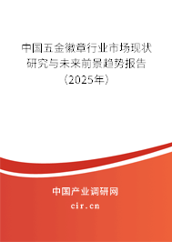 中國五金徽章行業(yè)市場現(xiàn)狀研究與未來前景趨勢報告（2025年）