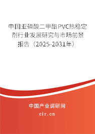 中國亞磷酸二甲酯PVC熱穩(wěn)定劑行業(yè)發(fā)展研究與市場前景報告（2025-2031年）
