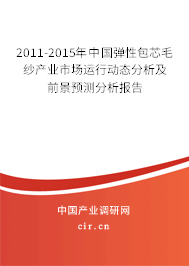 2011-2015年中國彈性包芯毛紗產業(yè)市場運行動態(tài)分析及前景預測分析報告