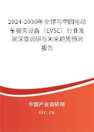 2024-2030年全球與中國電動(dòng)車服務(wù)設(shè)備（EVSE）行業(yè)發(fā)展深度調(diào)研與未來趨勢(shì)預(yù)測(cè)報(bào)告