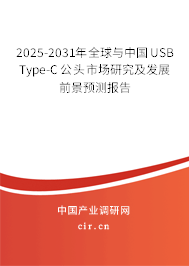 2025-2031年全球與中國USB Type-C公頭市場研究及發(fā)展前景預測報告