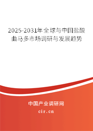 2025-2031年全球與中國(guó)鹽酸曲馬多市場(chǎng)調(diào)研與發(fā)展趨勢(shì) 2025-2031年全球與中國(guó)鹽酸曲馬多市場(chǎng)調(diào)研與發(fā)展趨勢(shì)