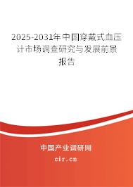 2024-2030年中國穿戴式血壓計市場調(diào)查研究與發(fā)展前景報告