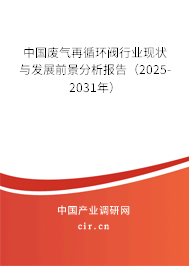 中國廢氣再循環(huán)閥行業(yè)現(xiàn)狀與發(fā)展前景分析報(bào)告（2025-2031年）
