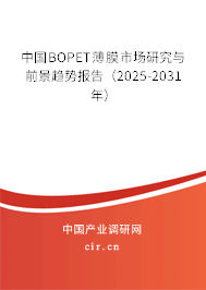 中國BOPET薄膜市場研究與前景趨勢報告（2025-2031年）