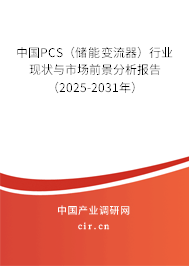 中國(guó)PCS（儲(chǔ)能變流器）行業(yè)現(xiàn)狀與市場(chǎng)前景分析報(bào)告（2025-2031年）
