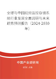 全球與中國(guó)視頻監(jiān)控存儲(chǔ)系統(tǒng)行業(yè)發(fā)展全面調(diào)研與未來(lái)趨勢(shì)預(yù)測(cè)報(bào)告（2024-2030年）