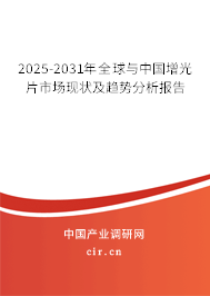 2025-2031年全球與中國增光片市場現(xiàn)狀及趨勢分析報告 2025-2031年全球與中國增光片市場現(xiàn)狀及趨勢分析報告
