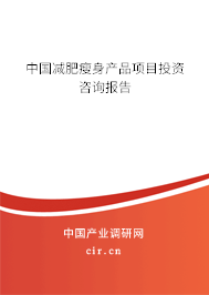 中國減肥瘦身產(chǎn)品項(xiàng)目投資咨詢報(bào)告