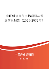 中國觸摸開關(guān)市場調(diào)研與發(fā)展前景報告（2025-2031年）