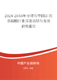 2024-2030年全球與中國(guó)D-阿洛酮糖行業(yè)深度調(diào)研與發(fā)展趨勢(shì)報(bào)告