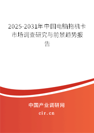 2025-2031年中國(guó)電腦拖機(jī)卡市場(chǎng)調(diào)查研究與前景趨勢(shì)報(bào)告