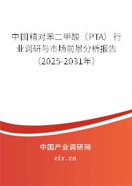 中國(guó)精對(duì)苯二甲酸（PTA）行業(yè)調(diào)研與市場(chǎng)前景分析報(bào)告（2025-2031年）