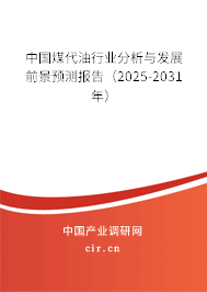 中國(guó)煤代油行業(yè)分析與發(fā)展前景預(yù)測(cè)報(bào)告（2025-2031年）