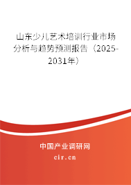山東少兒藝術(shù)培訓(xùn)行業(yè)市場(chǎng)分析與趨勢(shì)預(yù)測(cè)報(bào)告（2025-2031年）
