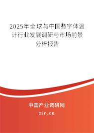 2025年全球與中國數(shù)字體溫計(jì)行業(yè)發(fā)展調(diào)研與市場(chǎng)前景分析報(bào)告 2025年全球與中國數(shù)字體溫計(jì)行業(yè)發(fā)展調(diào)研與市場(chǎng)前景分析報(bào)告