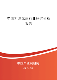 中國(guó)對(duì)溴苯酚行業(yè)研究分析報(bào)告 中國(guó)對(duì)溴苯酚行業(yè)研究分析報(bào)告
