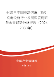 全球與中國(guó)電動(dòng)汽車（EV）充電設(shè)施行業(yè)發(fā)展深度調(diào)研與未來趨勢(shì)分析報(bào)告（2024-2030年）