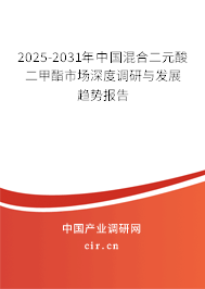 2025-2031年中國混合二元酸二甲酯市場深度調(diào)研與發(fā)展趨勢報(bào)告