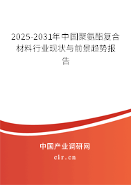2025-2031年中國(guó)聚氨酯復(fù)合材料行業(yè)現(xiàn)狀與前景趨勢(shì)報(bào)告