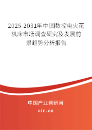 2025-2031年中國數(shù)控電火花機床市場調查研究及發(fā)展前景趨勢分析報告